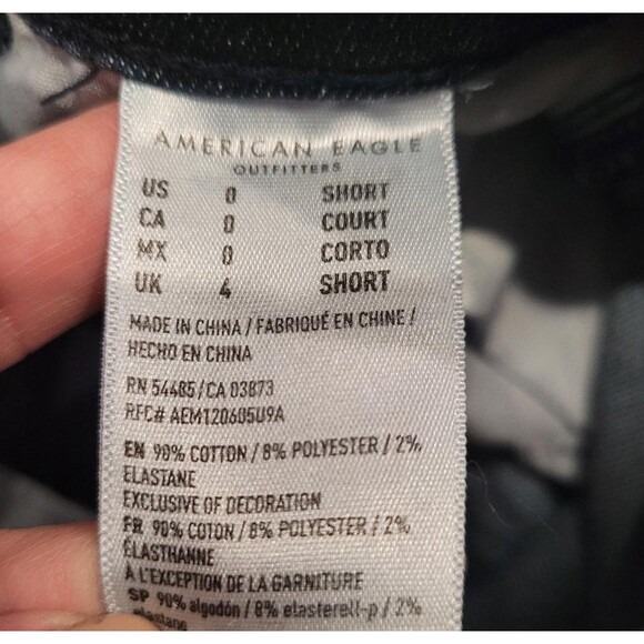 American Eagle Women's Jeans Sz 0 Short High Rise Stretch Jegging Lot of 2 Y2K - Picture 8 of 10